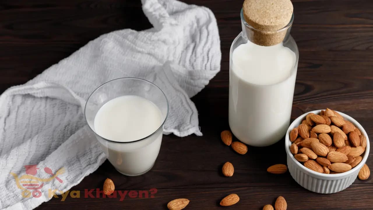 Almond Drink and Cow's Milk: A Kitchen Comparison
