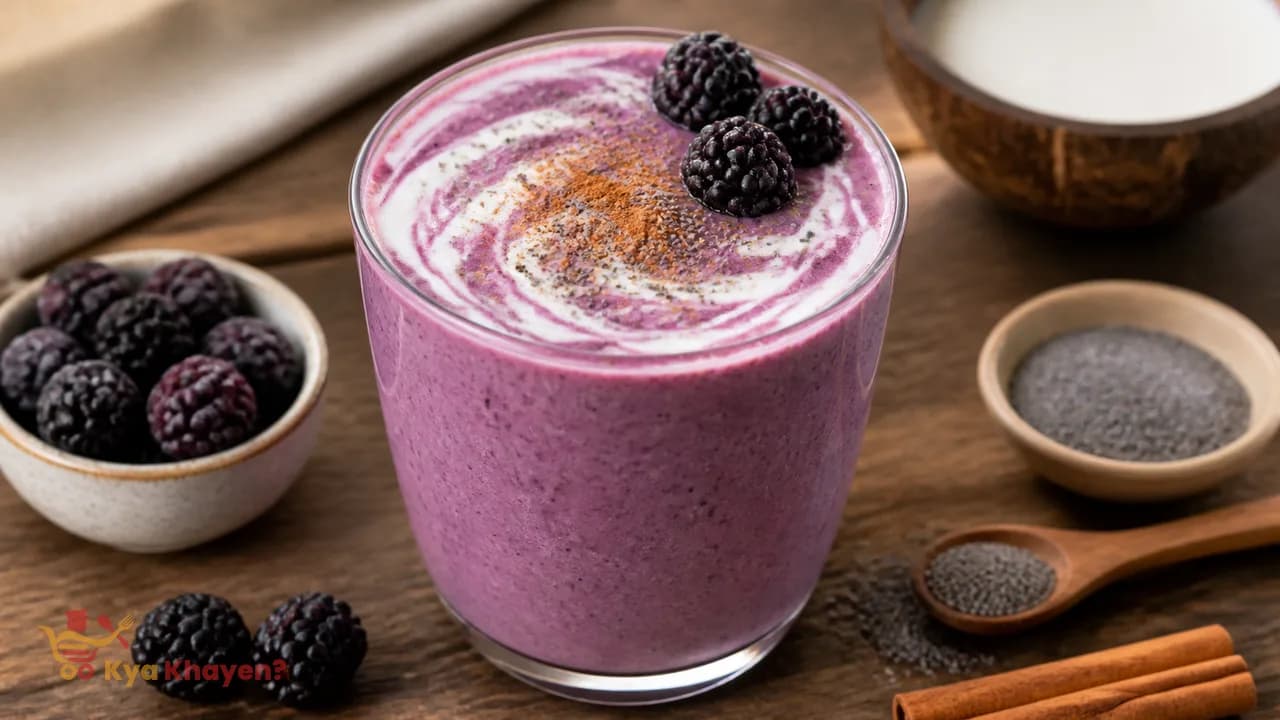 Poppy Seed Blueberry Shake
